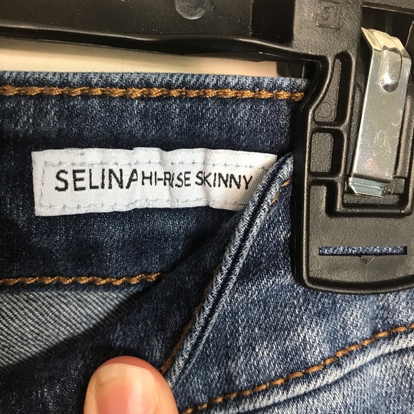 Black Daisy Selina High Rise Skinny Jeans - Picture 5 of 7